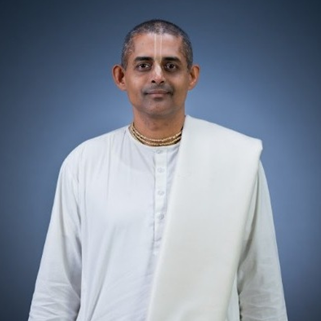 Sri Suvyakta Narasimha Dasa — spiritual leader and Temple President